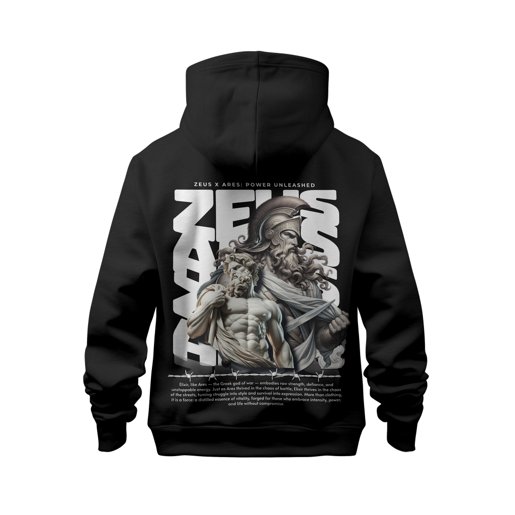 ZEUS & ARES OVER SIZE HOODIE
