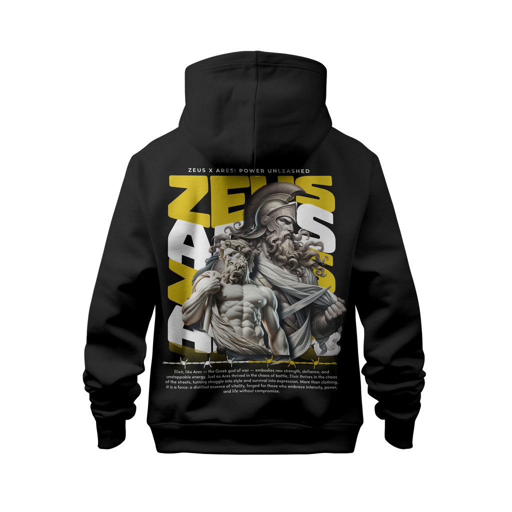 ZEUS & ARES OVER SIZE HOODIE
